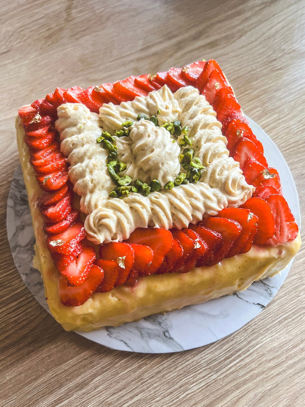 img of Entremet fraise abricot 🍓