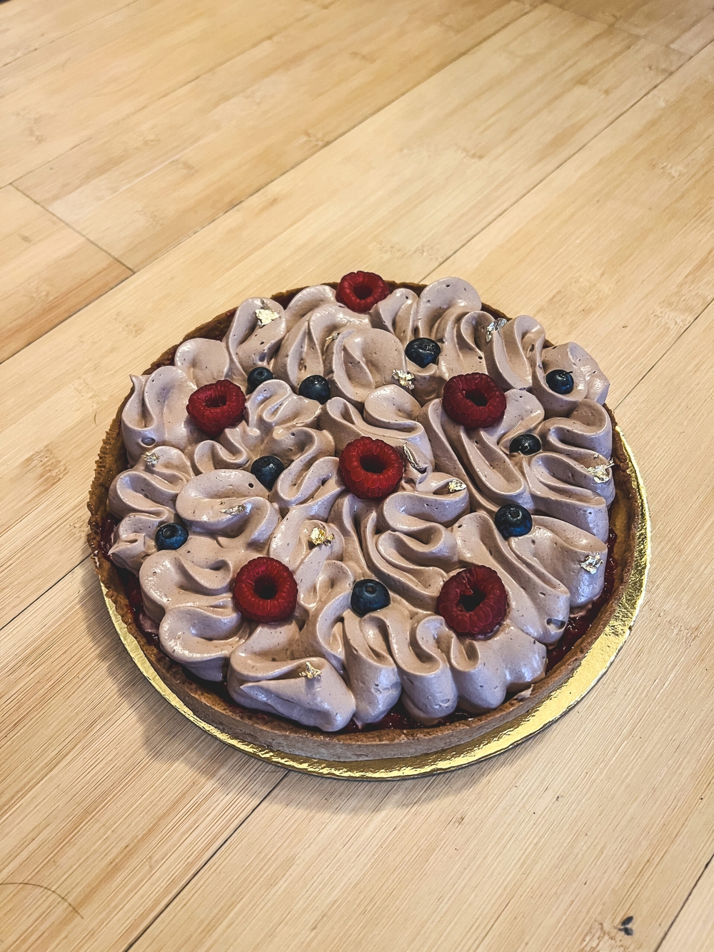 img of Tarte framboise chocolat 🍫