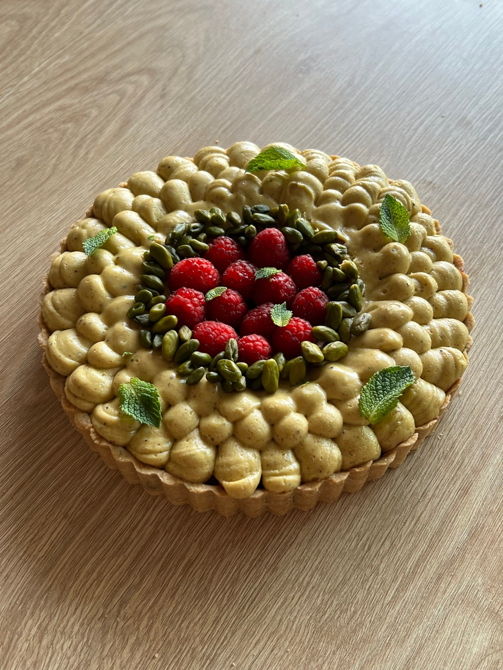 img of Tarte framboise pistache 💚