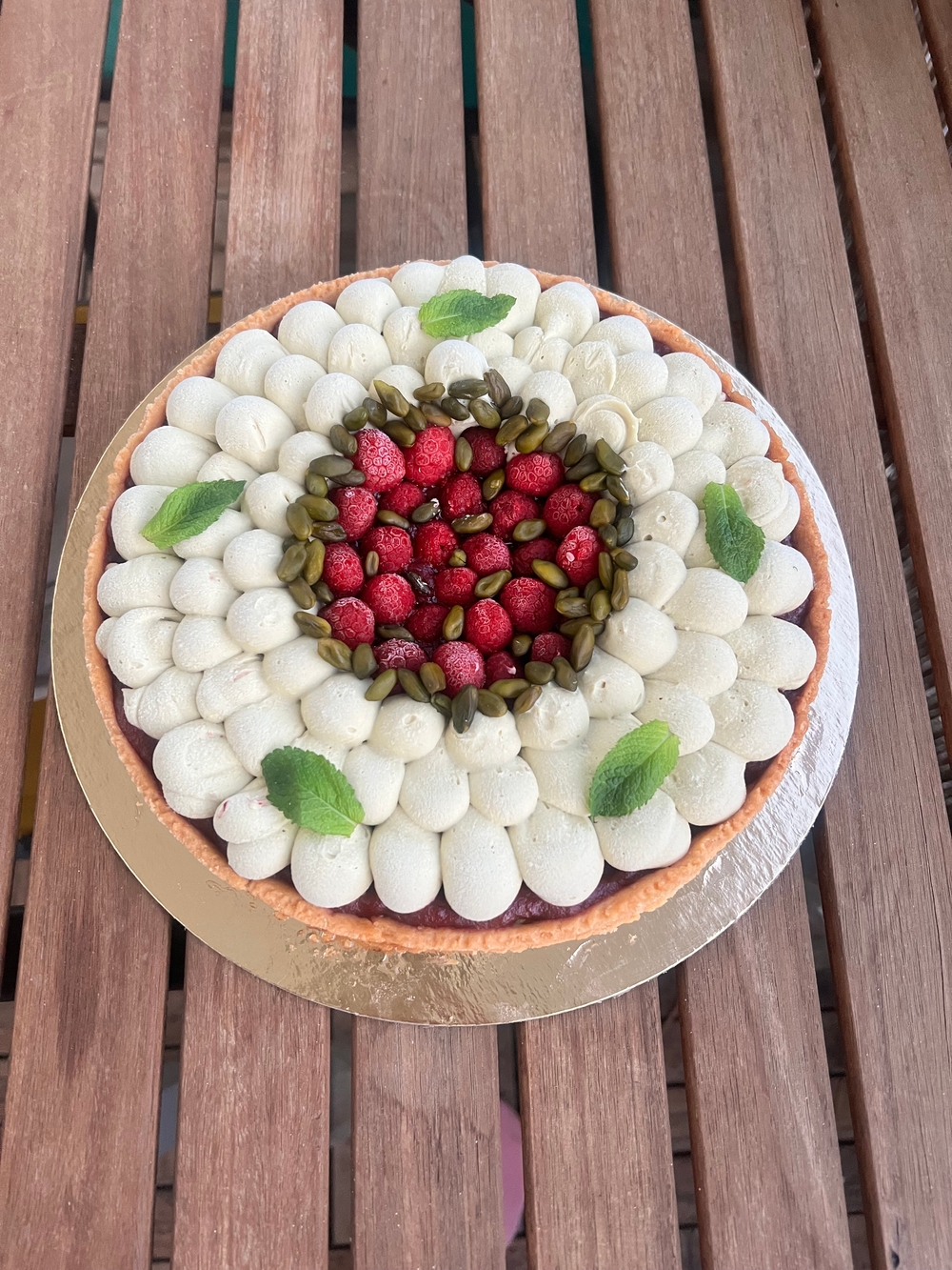 img of Tarte pistache framboise 🩷💚