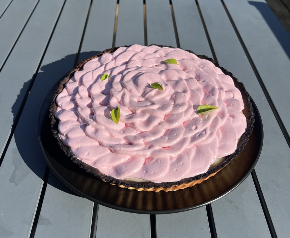 img of Tarte citron meringuée à la framboise 🌱