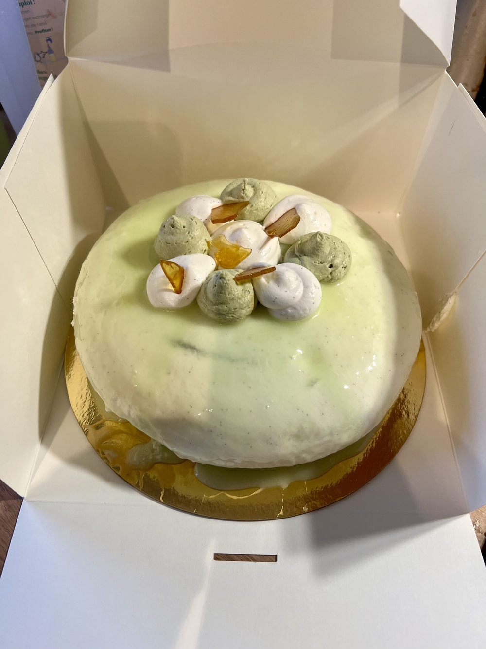 img of Entremet pomme poire vanille caramel 🍐