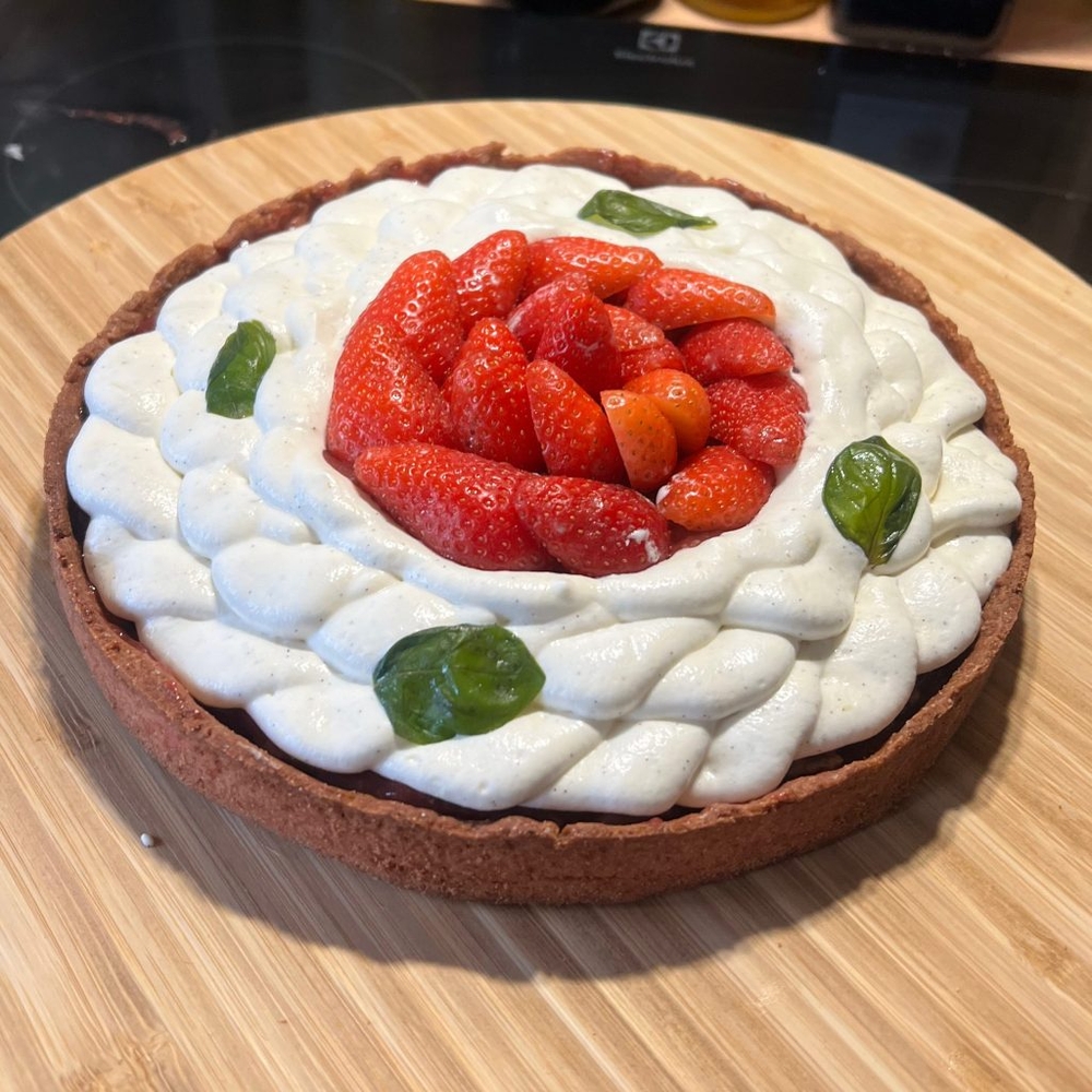 img of Tarte fraise vanille 🍓